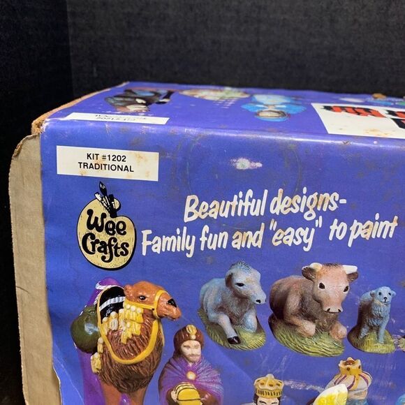 Wee Crafts Hand-painted Nativity Set - Picture 8 of 10